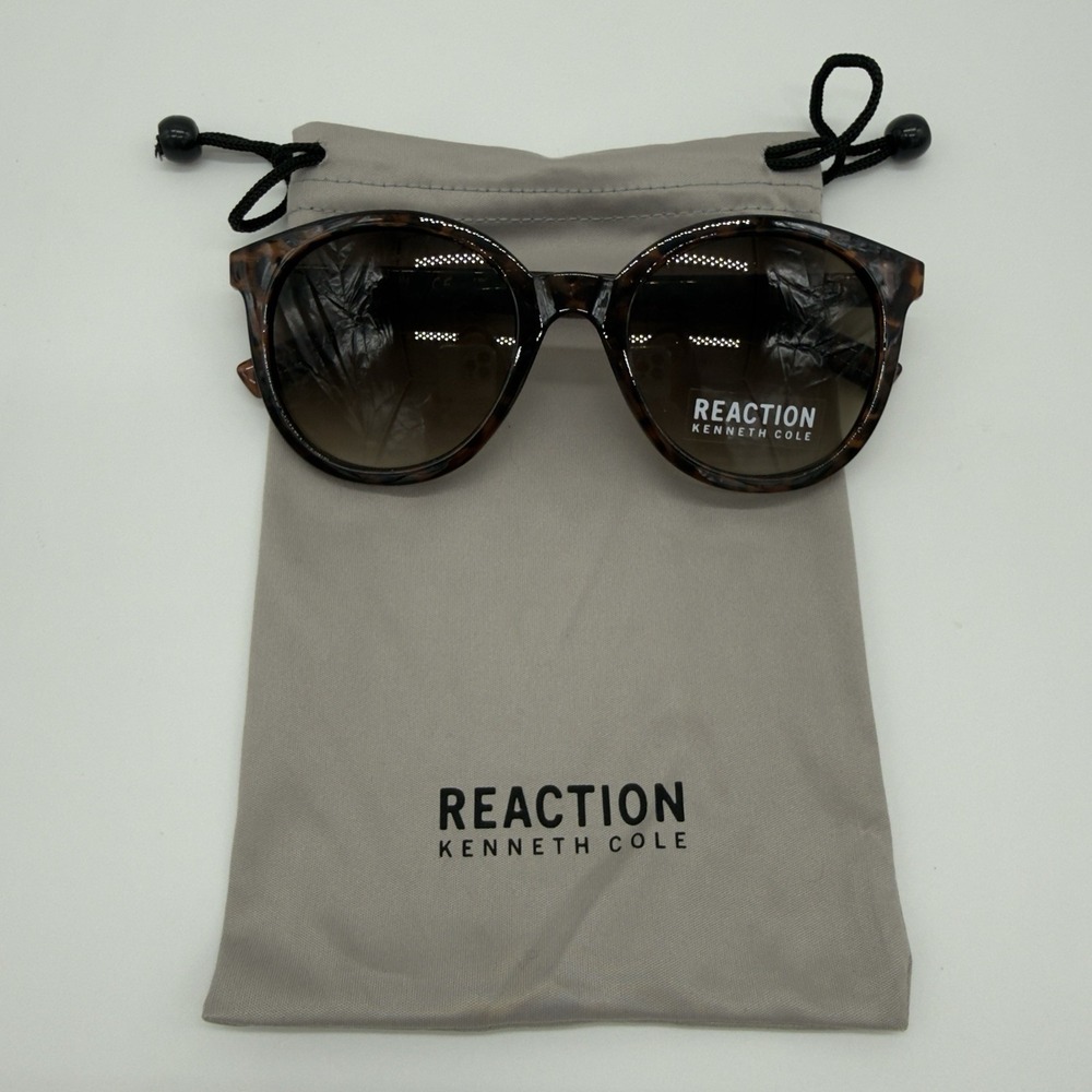 Kenneth Cole Reaction KC1305/S 52F Brown Tortoise Sunglasses 53-20-140*3